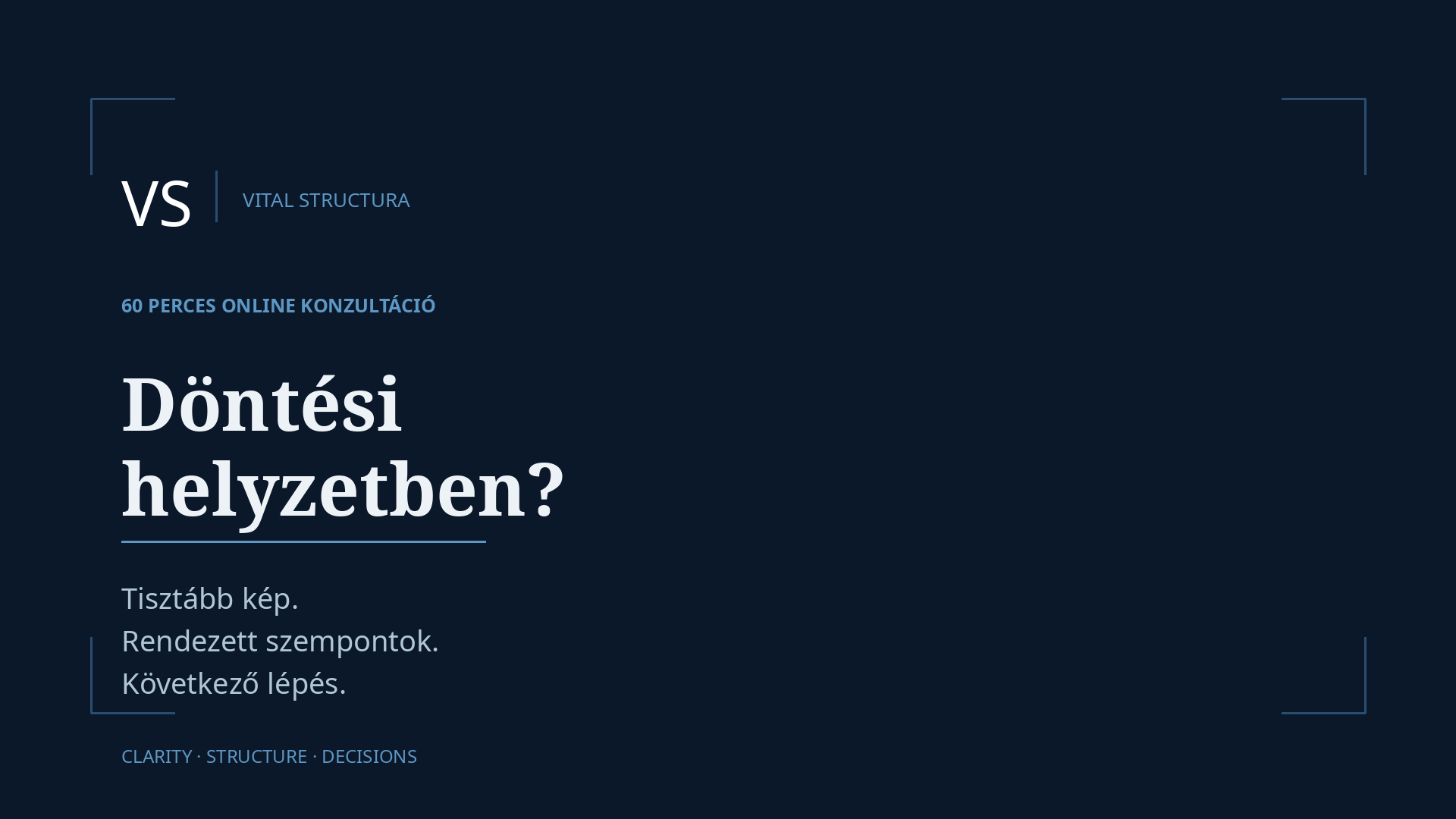 tutora.hu — Döntések és prioritások tisztázása